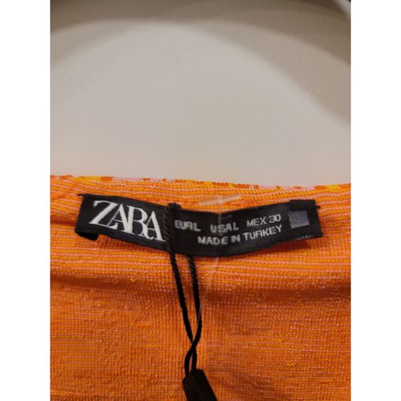 ZARA Paisley Knit Top - Picture 4 of 7